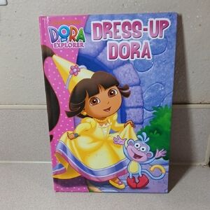 Dora the Explorer Dress-Up Adventure Book - Pink and Yellow